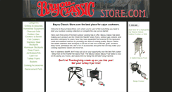 Desktop Screenshot of bayouclassicstore.com